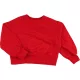 Strasszos piros pulóver (104) kislány