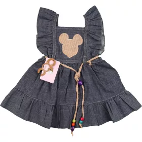 Farmerkék ruha (68) baba