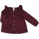 H&M Fodros bordó blúz (104) kislány