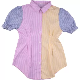 Csíkos blúz (140-146) lány