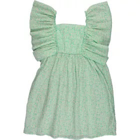 Primark Virágos zöld ruha (122) kislány