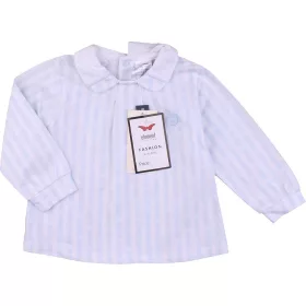 Kékcsíkos felső (80) baba