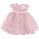 Rózsaszín tüllruha (80) baba