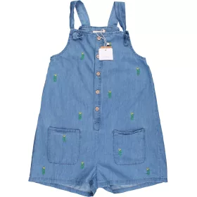 Hímzett farmerkék playsuit (146-152) lány