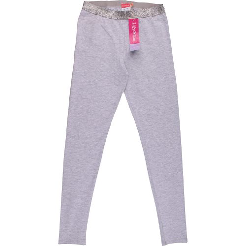 Lily & Dan Ezüstderekú szürke leggings (152) lány
