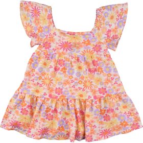 Virágos ruha (98-104) kislány