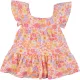 Virágos ruha (98-104) kislány