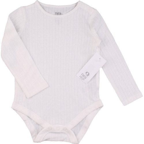 F&F Törtfehér body (86) baba