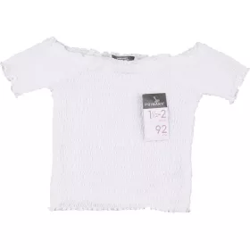 Primark Gyűrt fehér felső (92) kislány