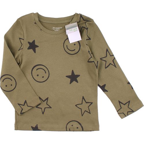 Primark Mintás khaki felső (92) kisfiú