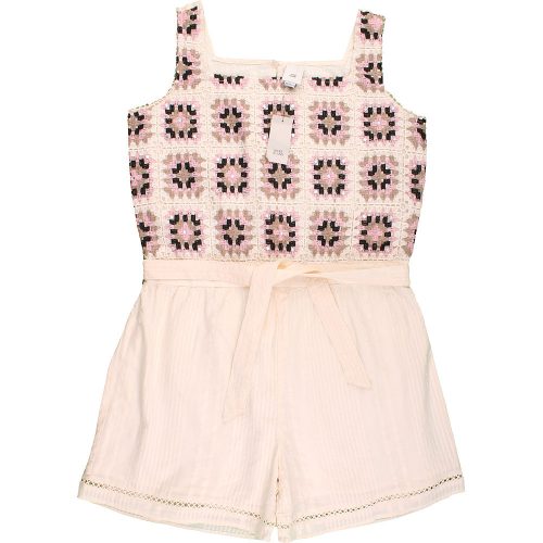 River Island Horgolt-bézs playsuit (176) tini lány