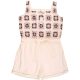 River Island Horgolt-bézs playsuit (176) tini lány