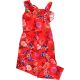 Next Virágos piros jumpsuit (152) lány