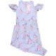 Virágos kék jumpsuit (140) lány