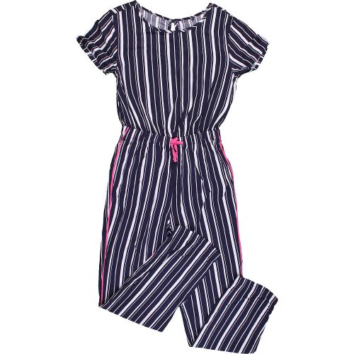 Lily & Dan Csíkos kék jumpsuit (140) lány