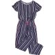 Lily & Dan Csíkos kék jumpsuit (140) lány