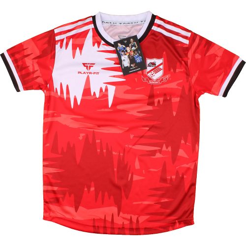 Pirosmintás sportfelső (116) kisfiú