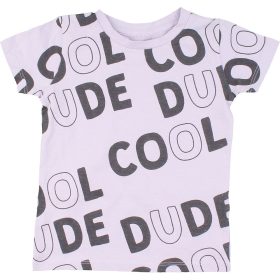 Feliratos lila póló (86) baba