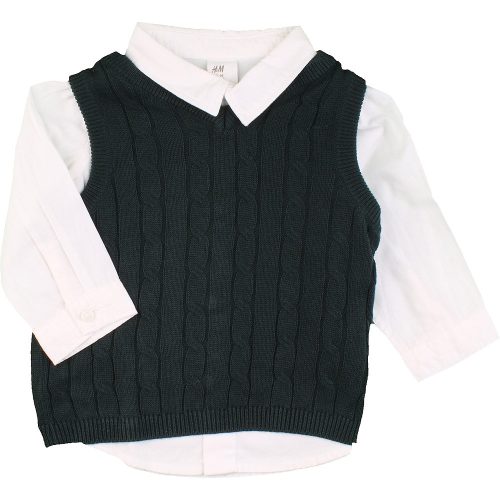 H&M Fehér-zöld szett (68) baba
