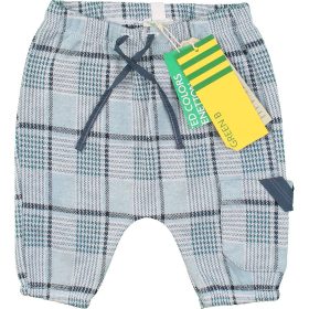 Benetton Kockás nadrág (56) baba