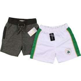 Kheki-fehér rövidnadrág szett (80) baba