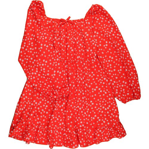 Primark Virágos piros ruha (158) tini lány