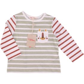 Állatos-csíkos felső (80) baba