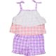 Pep&Co Virágos-kockás playsuit (140) lány