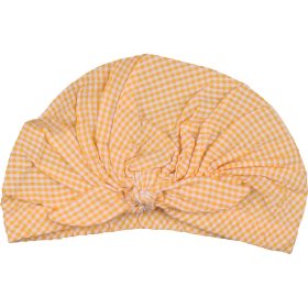 F&F Sárgakockás sapka (6-12 hó) baba