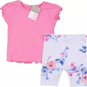 Rózsaszín-virágos szett (68) baba