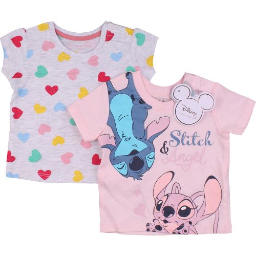 Primark Stitch-szíves felső szett (62) baba