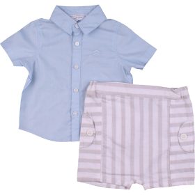 Kék-csíkos szett (68) baba