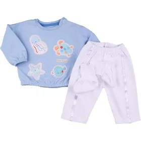 Kék-fehér szett (62) baba