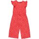 Primark Virágos piros jumpsuit (122) kislány