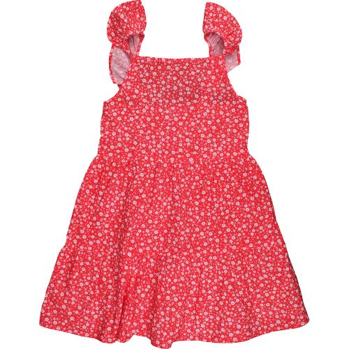 Primark Virágos piros ruha (128) kislány