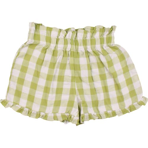 F&F Zöldkockás short (116) kislány