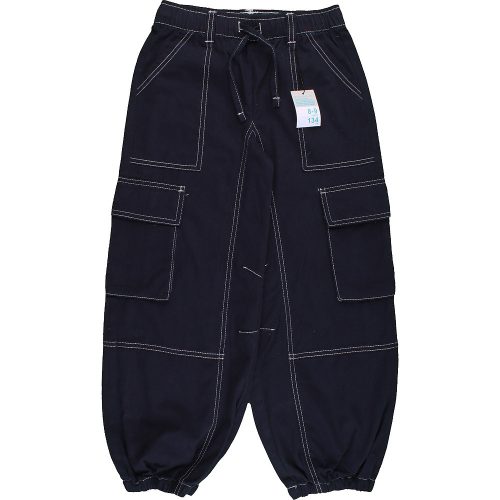 Primark Oldalzsebes kék nadrág (134) fiú