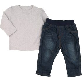 Szürke-kék szett (68) baba