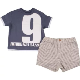 Kék-csíkos szett (74) baba