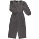 Ezüstcsíkos jumpsuit (128) kislány