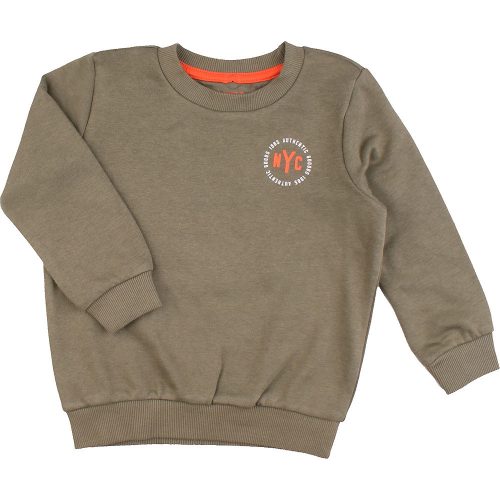 F&F Khaki pulóver (92) kisfiú
