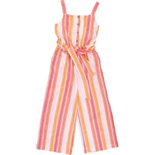 F&F Csíkos jumpsuit (140) lány