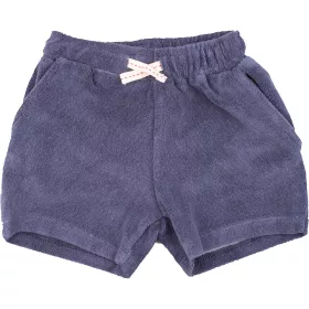 Kék frottír rövidnadrág (80) baba