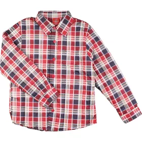 Kockás kabát (140) fiú