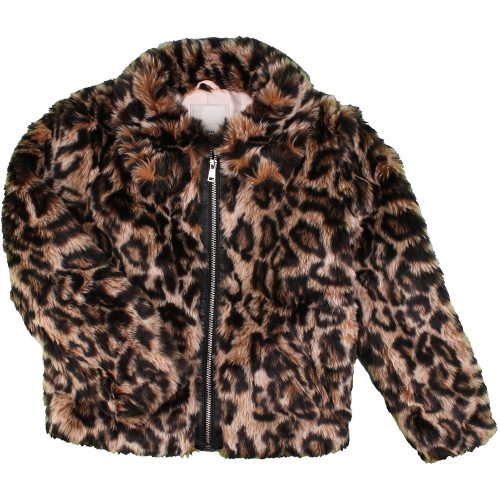 River Island Mintás prémes kabát (140) lány