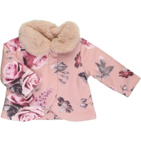 Virágos kabát (62-68) baba