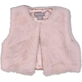 Primark Bézs prémes mellény (92) kislány