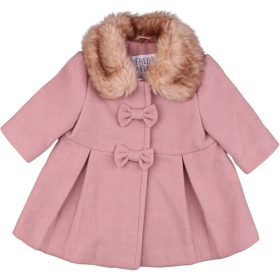 F&F Rózsaszín kabát (62) baba