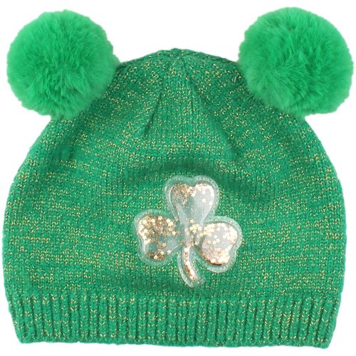 Csillogó zöld sapka (6-10 év) lány