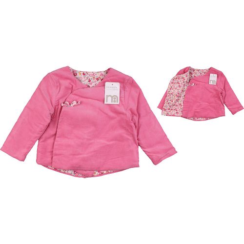 Mothercare Rózsaszín kordkabát (68) baba